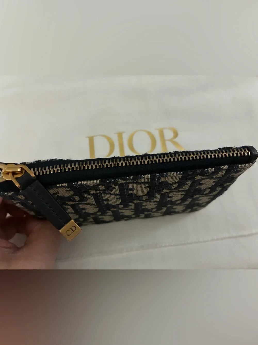 Dior Oblique Jacquard Coin Purse